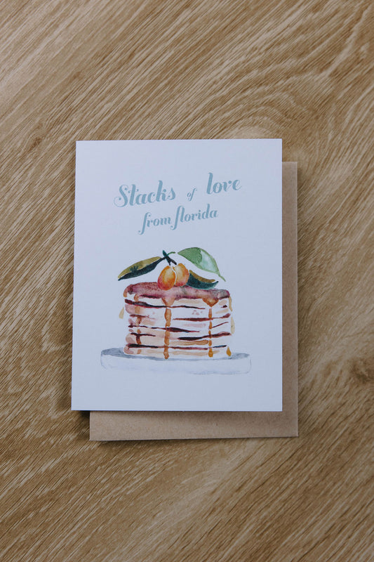 Stacks of Love Notecard