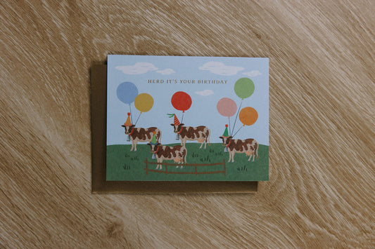 Herd It's Your Birthday Card