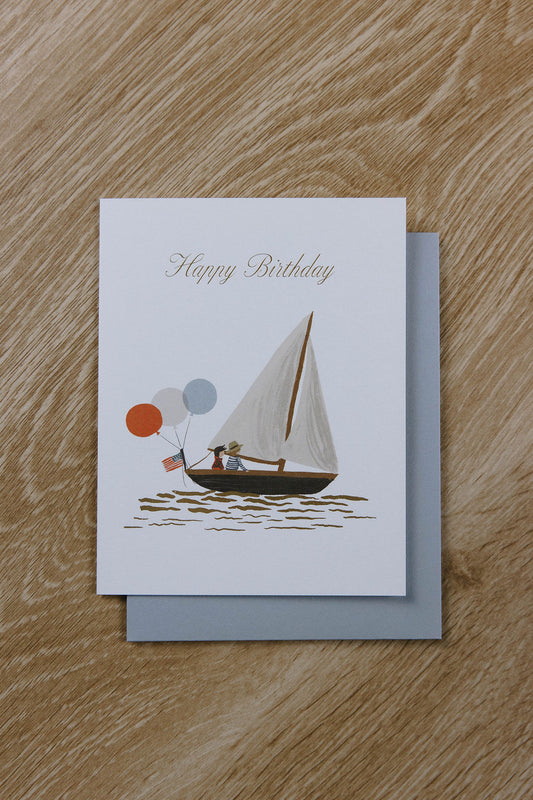 Sailboat Birthday Card