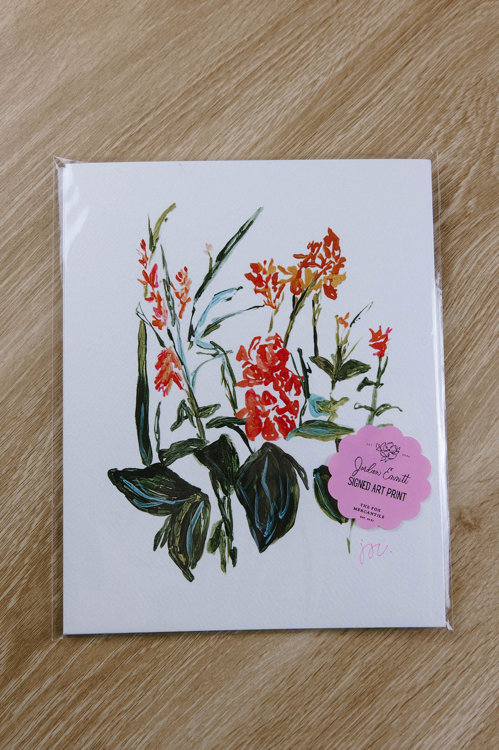 The Fox M Canna Lily Print