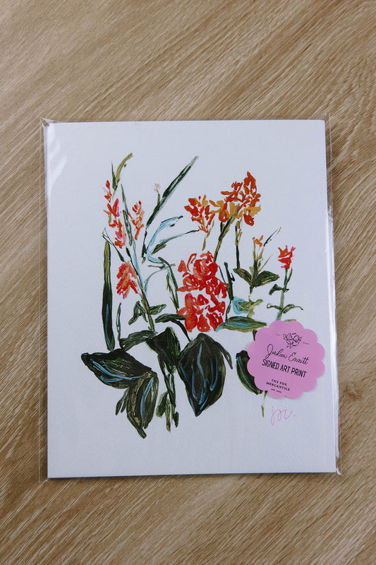 The Fox M Canna Lily Print