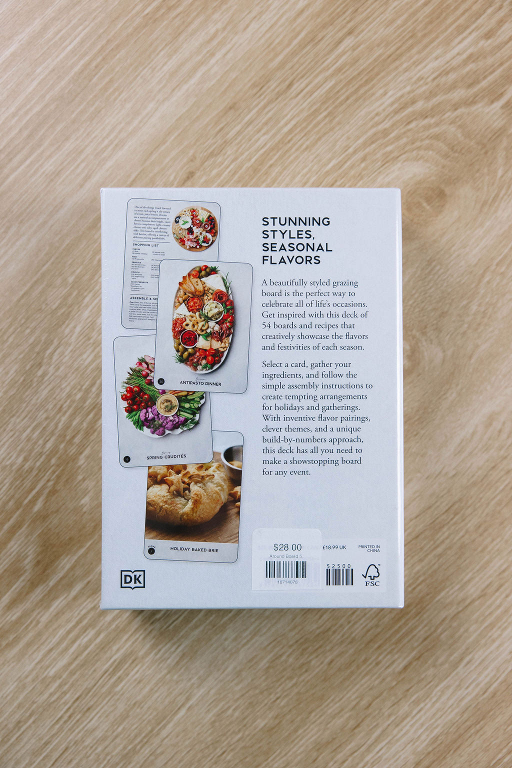 Charcuterie Recipes Card Deck