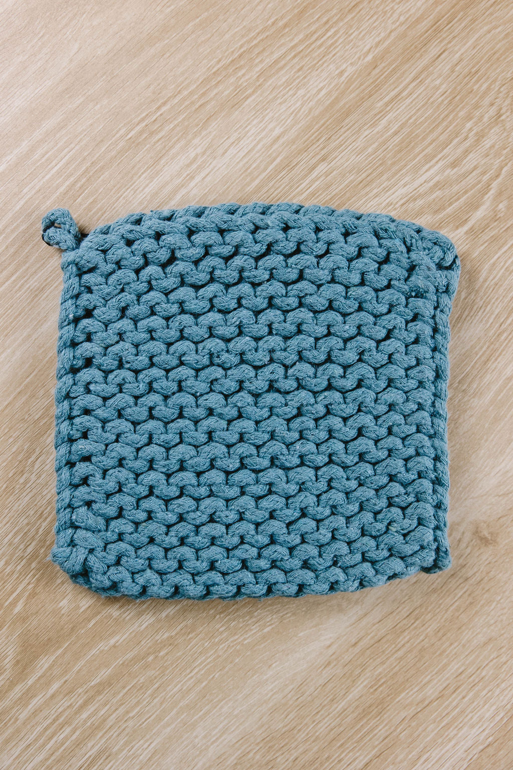 Lagoon Knit Potholder