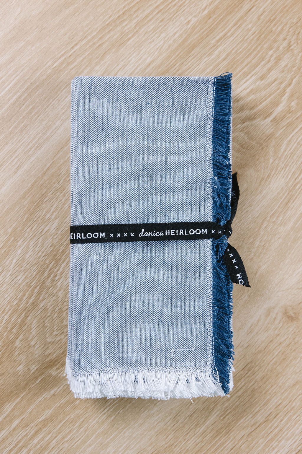 Midnight Blue Chambray Napkins