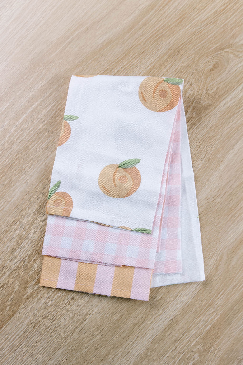 Just Peachy Dish Towels