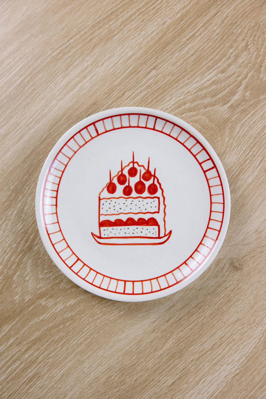 Cake Ceramic Dessert Plate