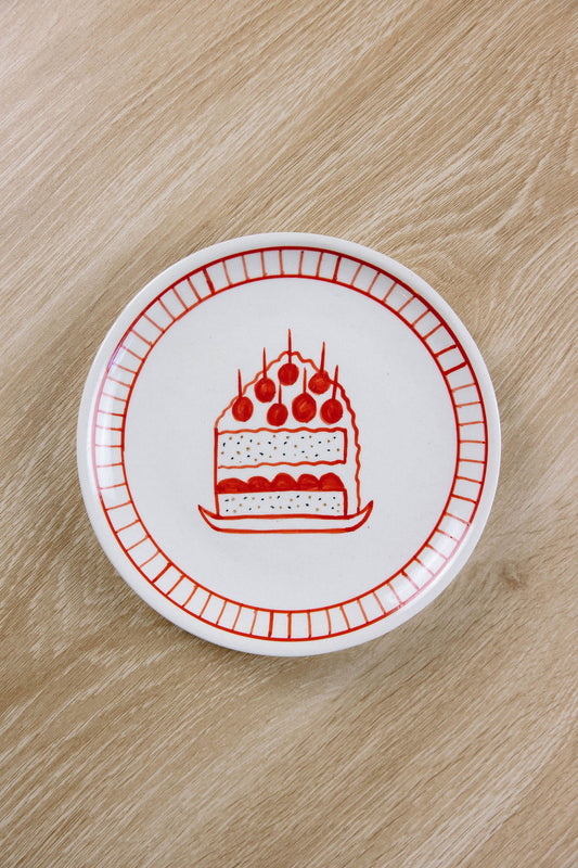 Cake Ceramic Dessert Plate