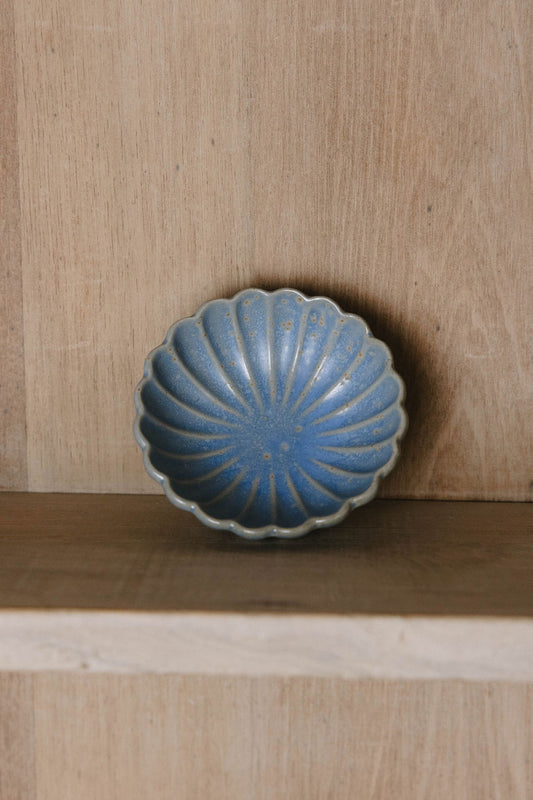 Weathered Blue Ramekin Dish