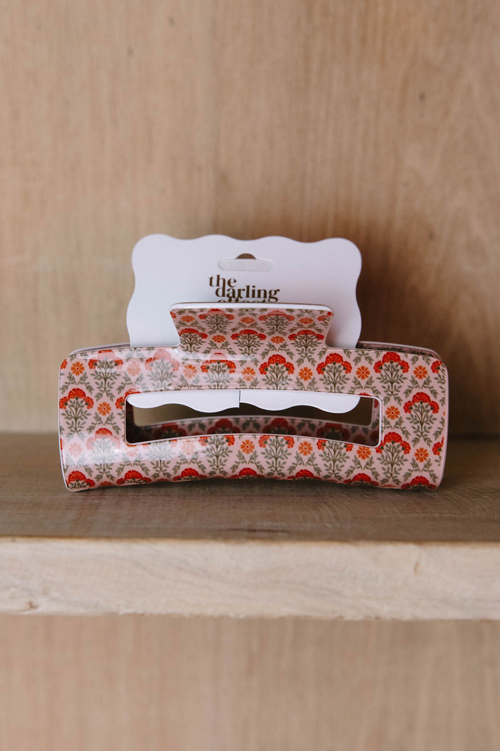 Dusty Rose Claw Clip