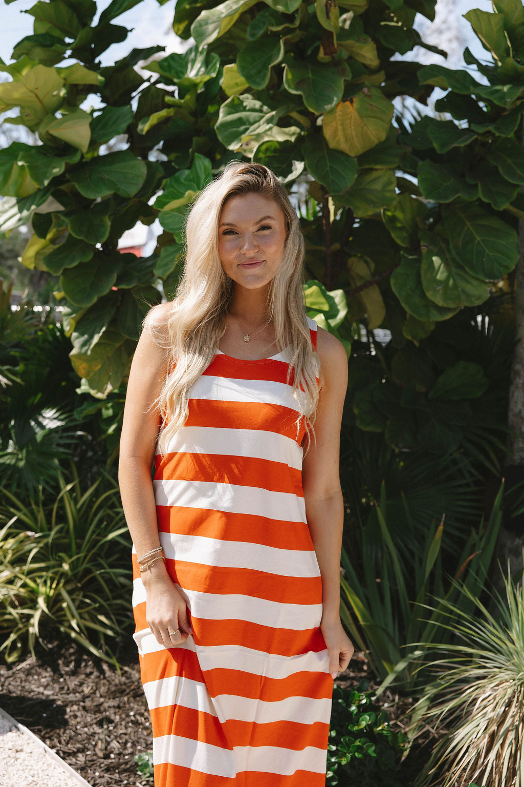 Striped Maxi Dress