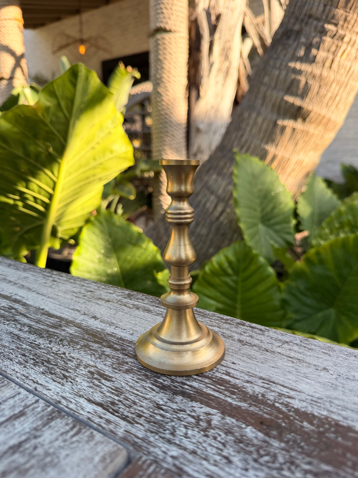 Tall Cast Aluminum Taper Holder