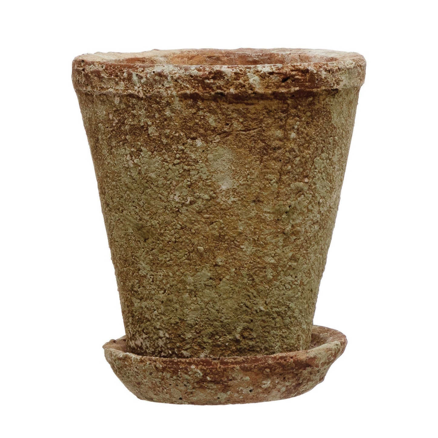 [IN STORE] Distressed Cement saucer, Three Sizes