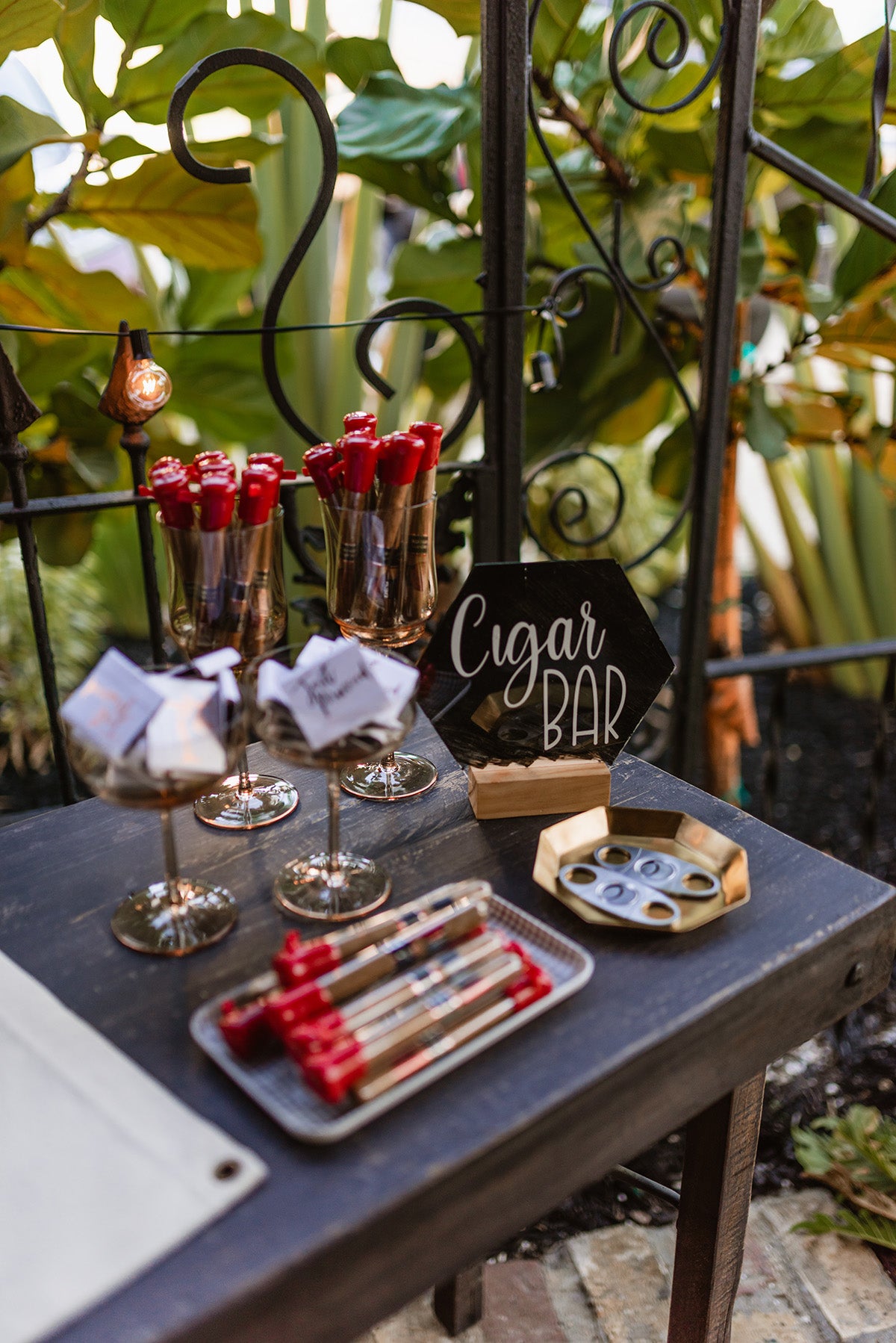Styled details at a Fox Mercantile wedding