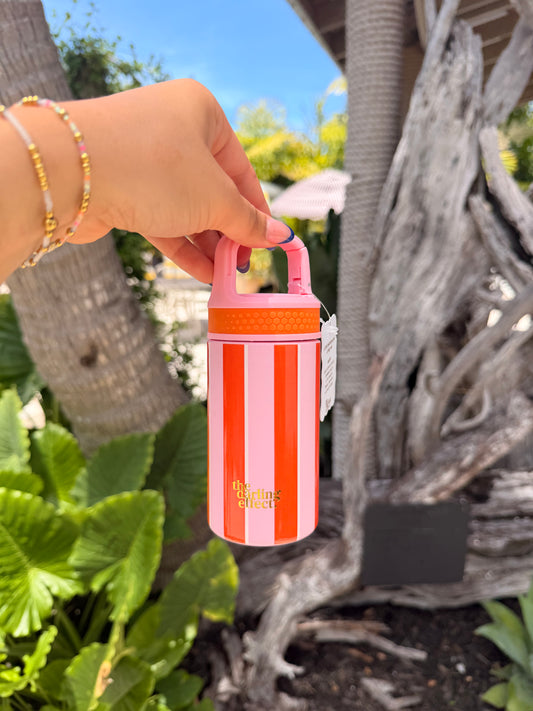 Lil Bitty Striped Pink Tumbler