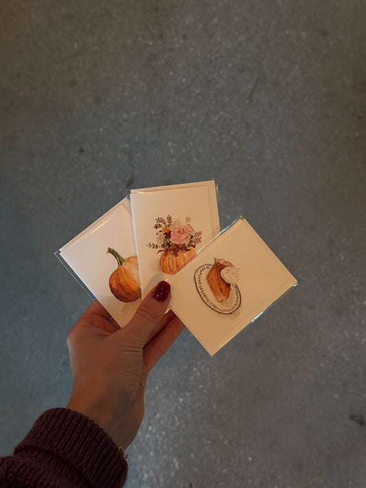 Pumpkin Bouquet Mini Notecard