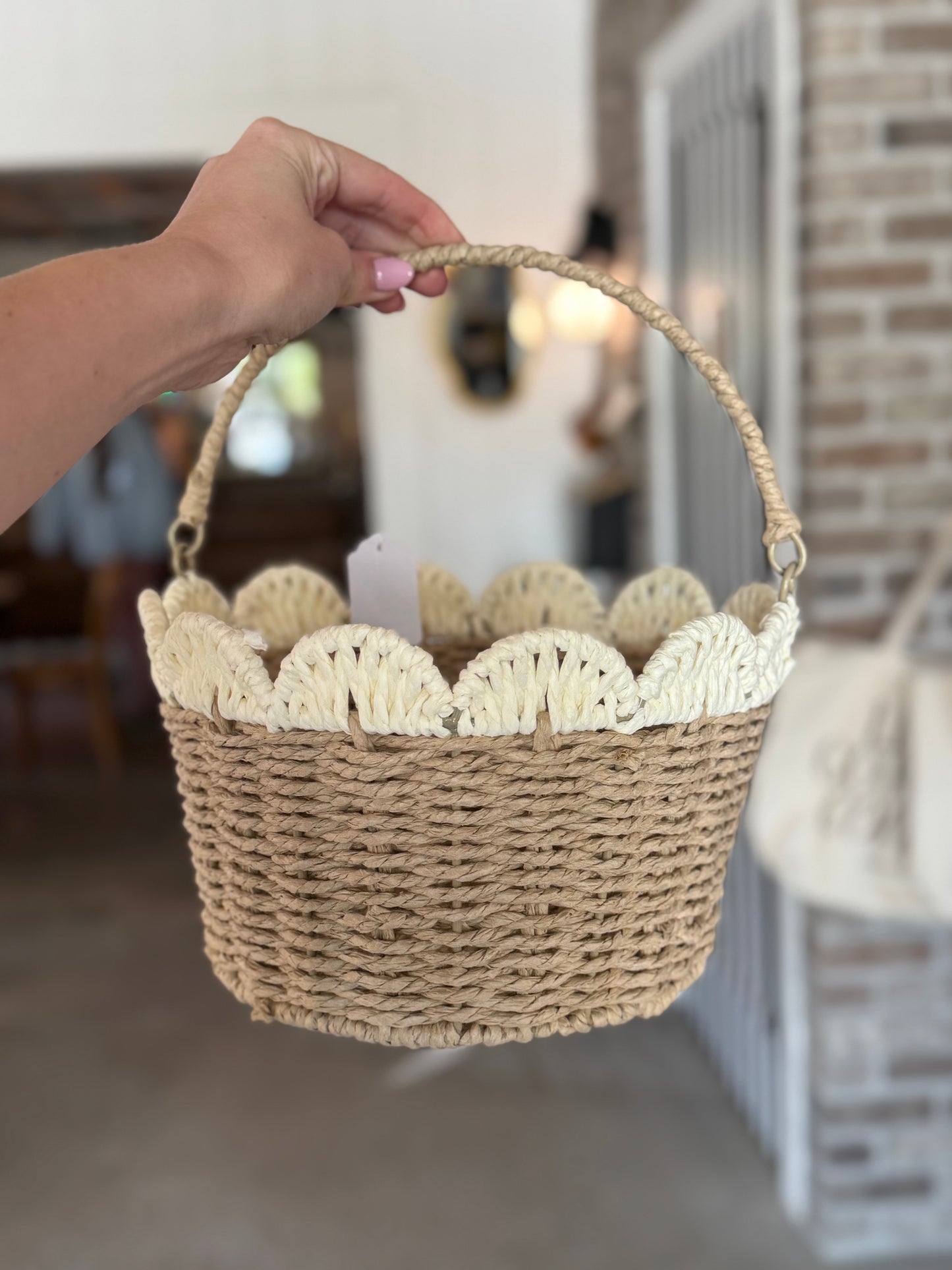 Scallop Edge Basket – Medium