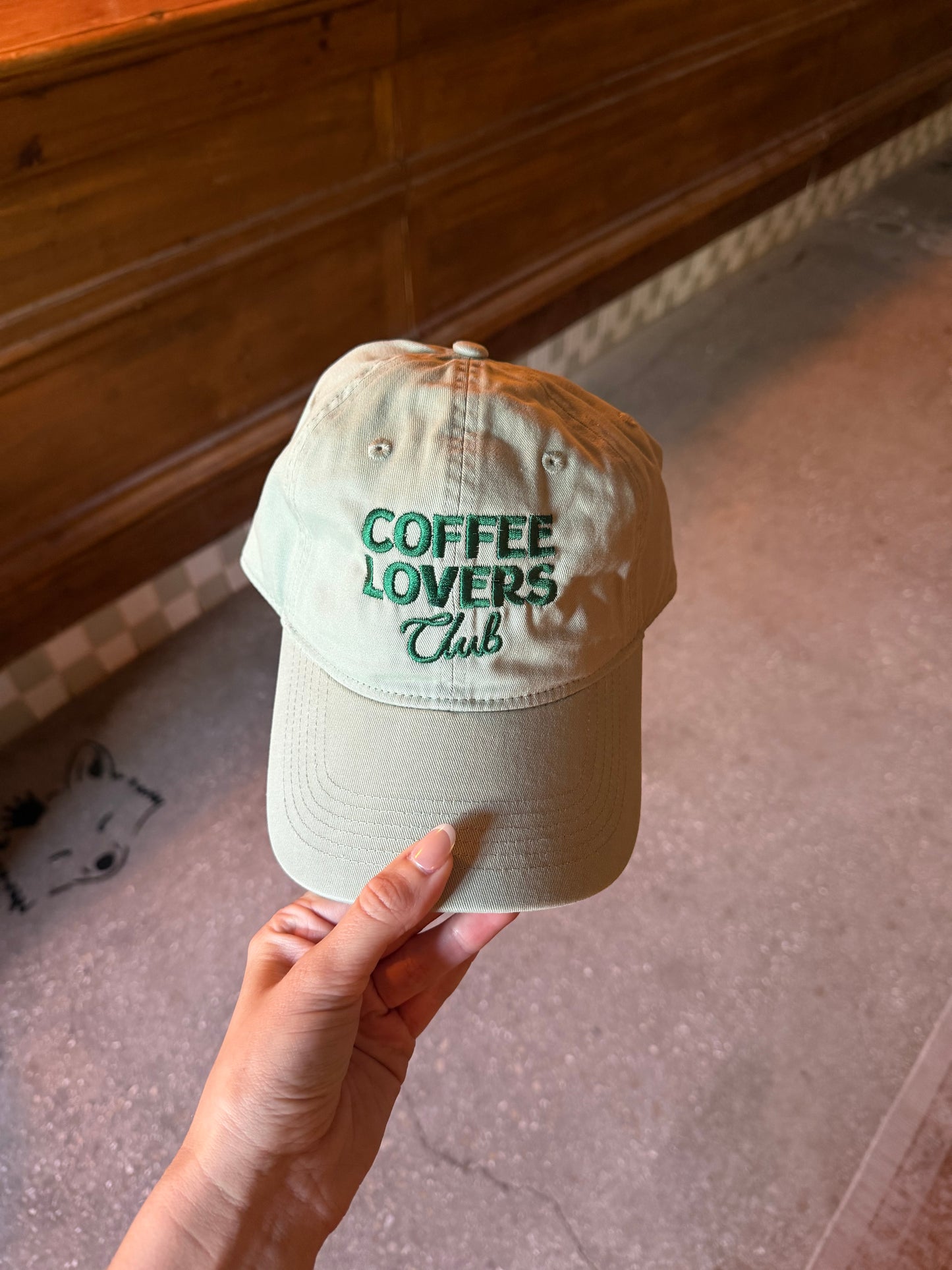Coffee Lovers Club Hat Grass