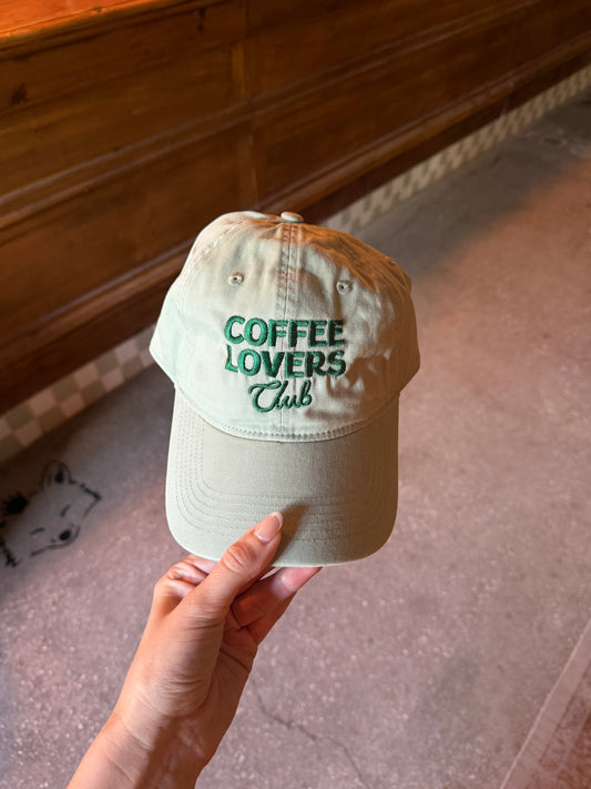 Coffee Lovers Club Hat Grass