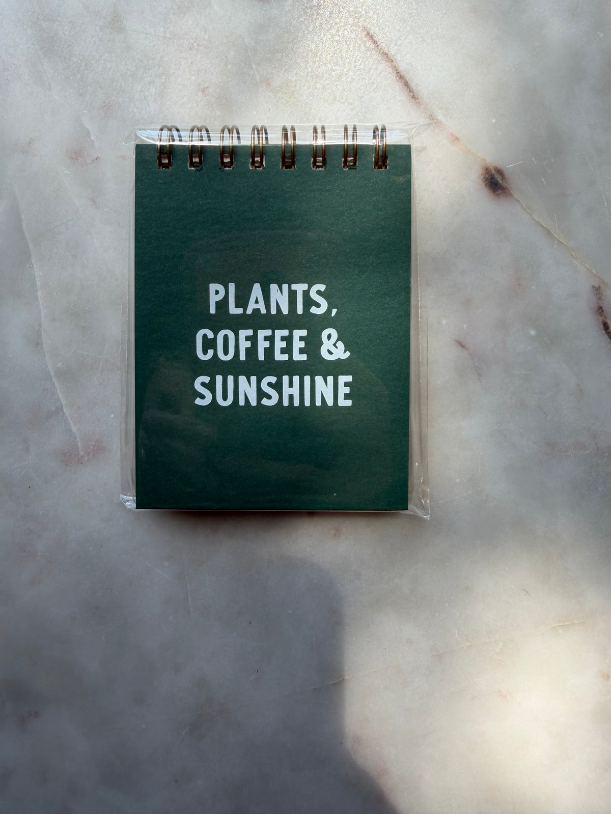 Plants, Coffee & Sunshine Jotter Notebook