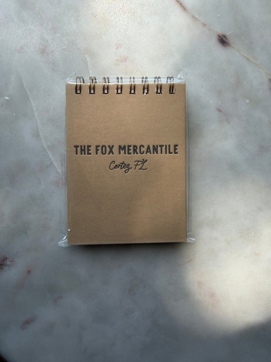 The Fox Mercantile Mini Jotter Notebook