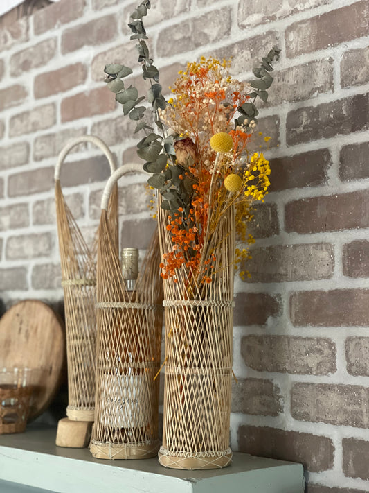 Julieta Bamboo Bottle Carrier