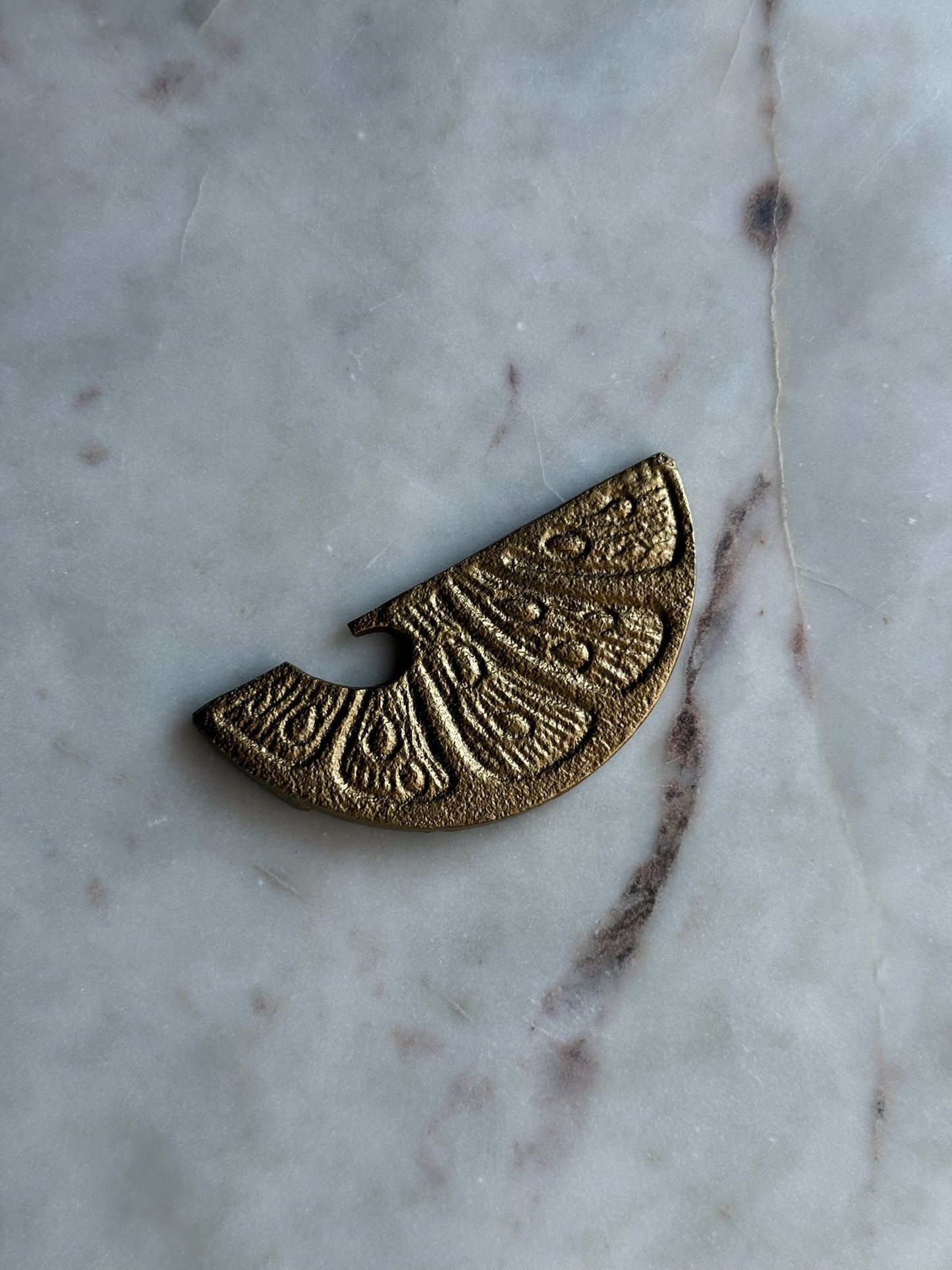 Brass Orange Bottle Opener