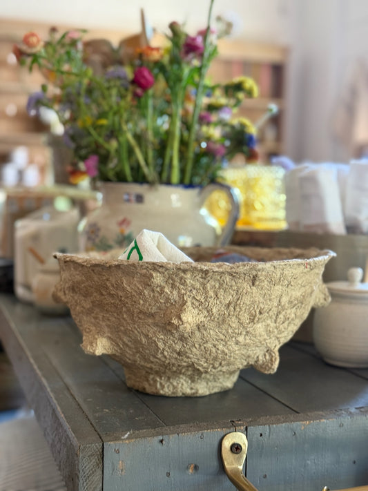 Decorative Paper Mache Bowl