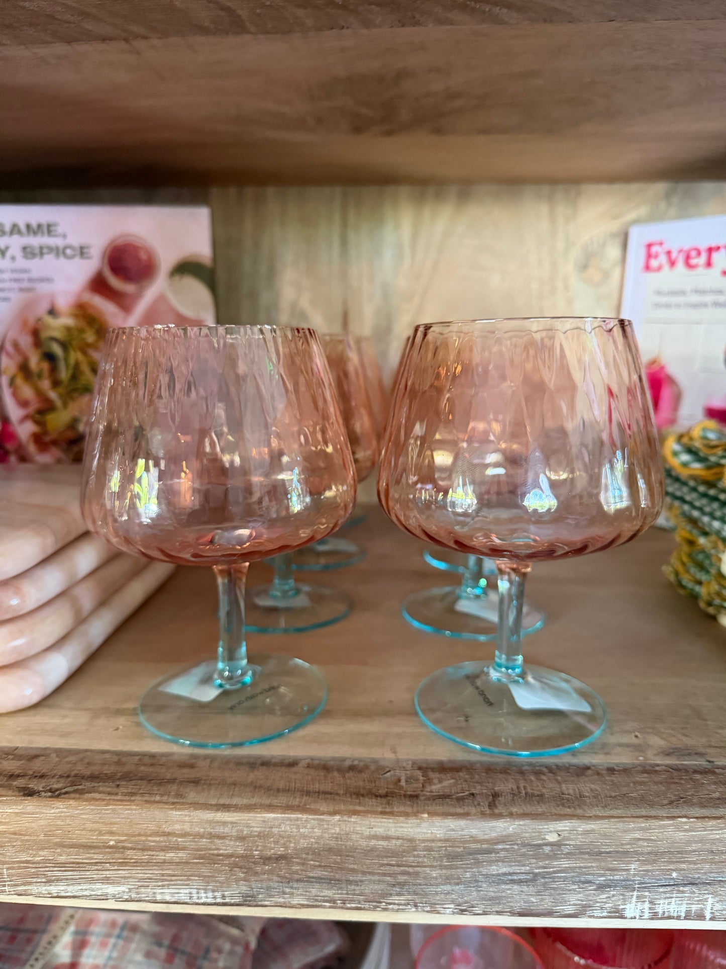 Two-Tone Stemmed Wine Glass