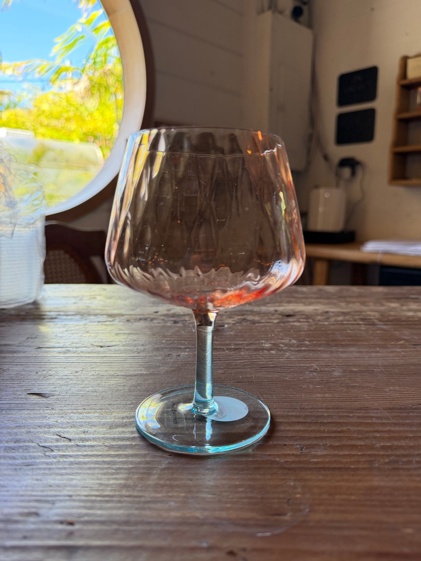 Two-Tone Stemmed Wine Glass