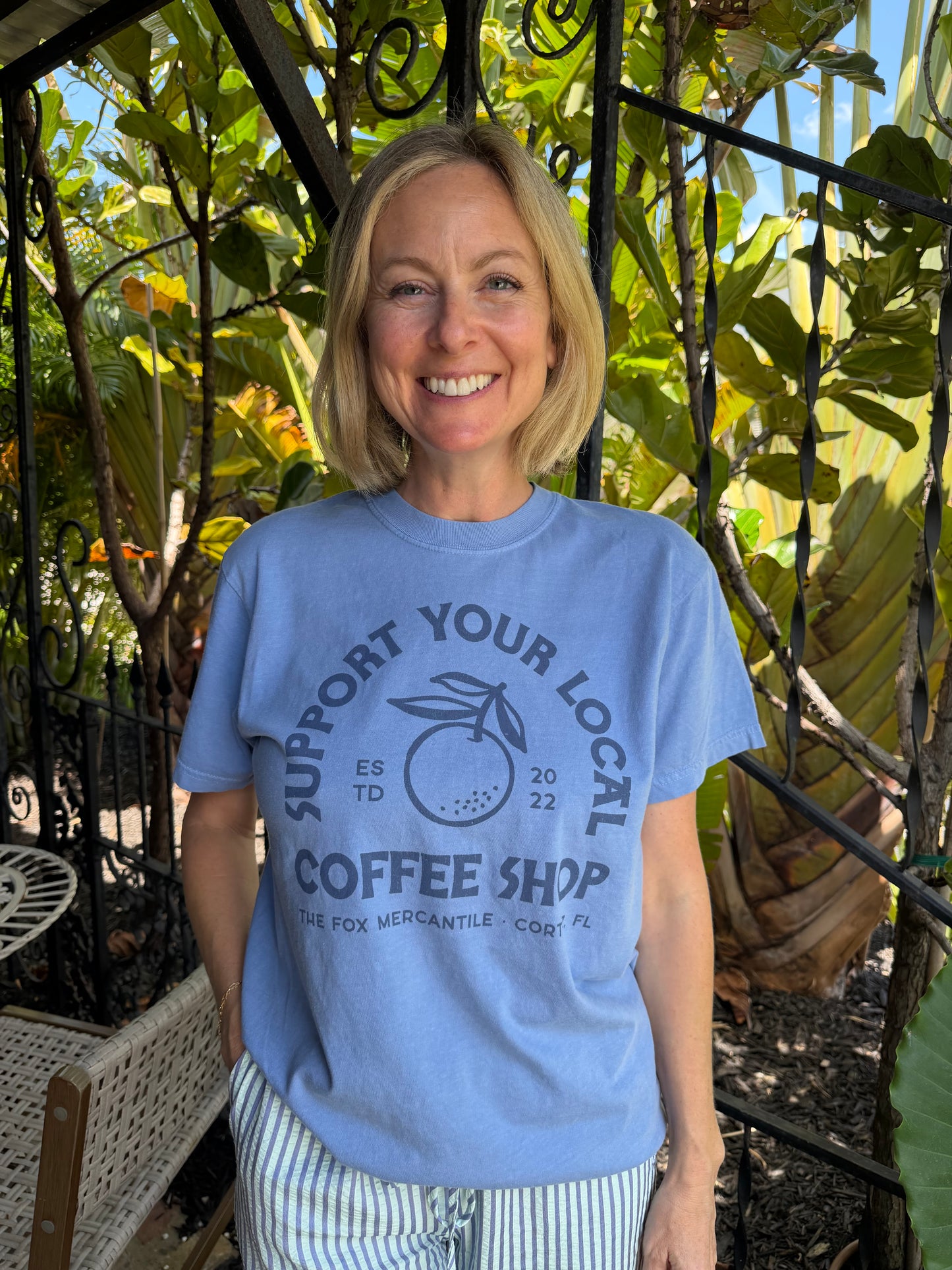 Support Your Local Coffee Shop Tee