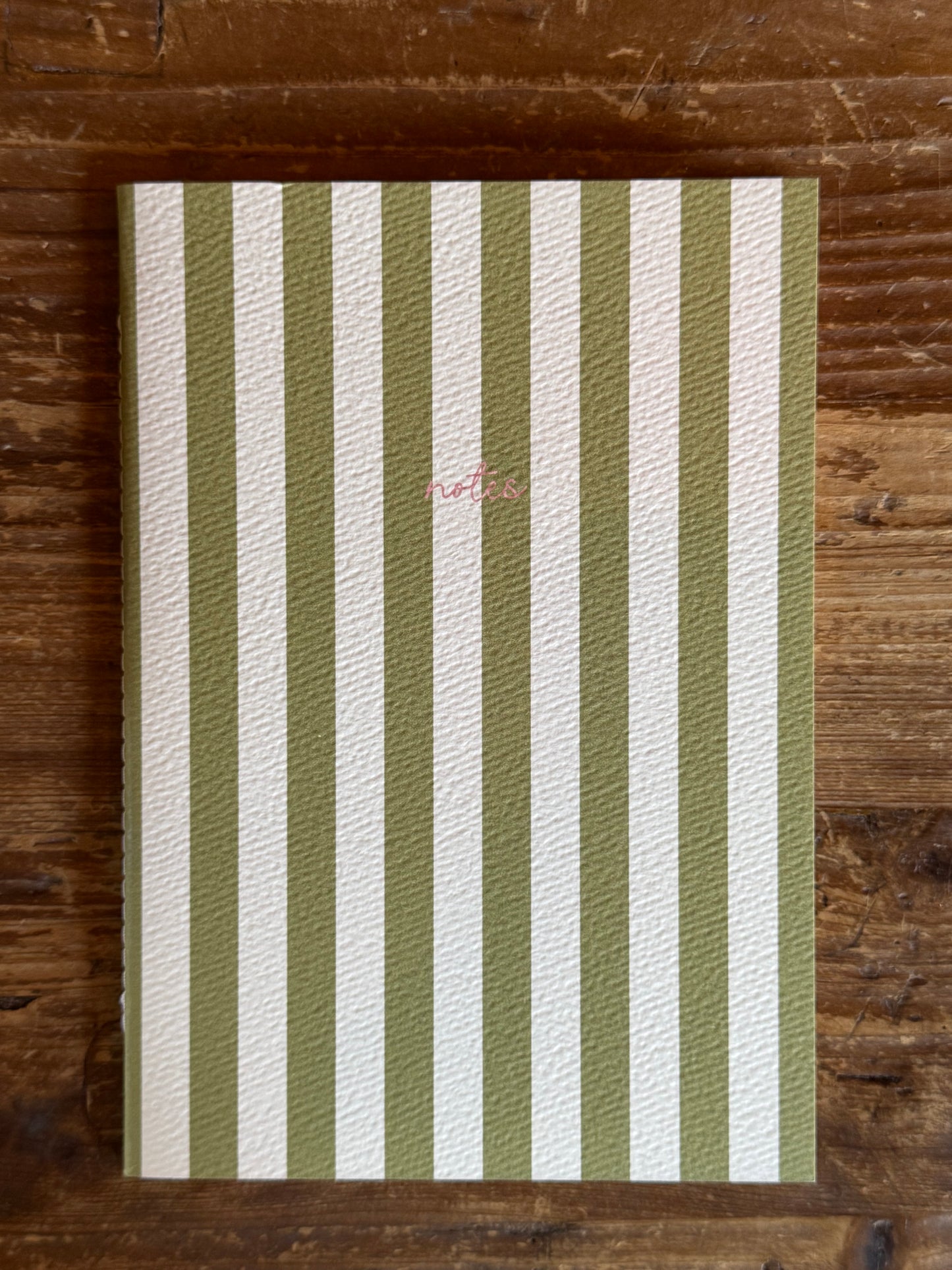 Striped Notebook
