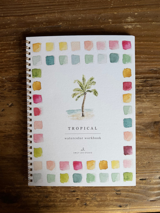Tropical Watercolor Workbook