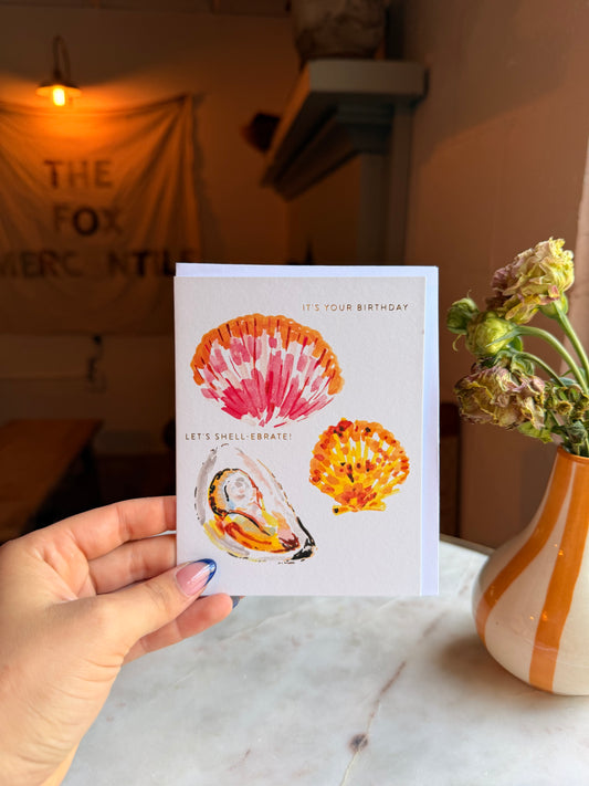 Let's Shell-ebrate Greeting Card