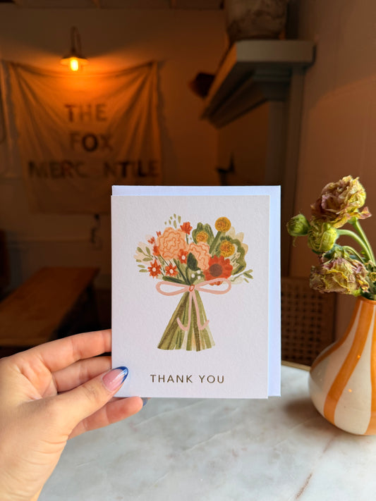 Bouquet of Thanks Greeting Card