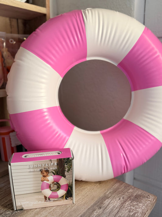 Mini Tube Pool Magenta Stripe