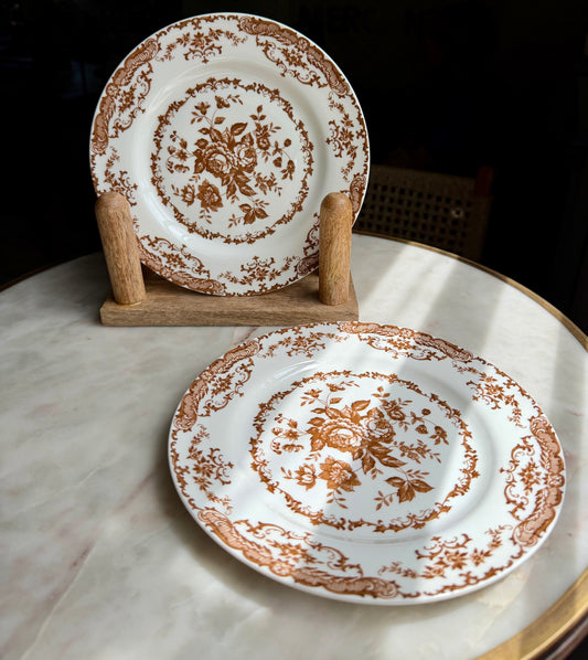 Autumn Floral Appetizer Plate