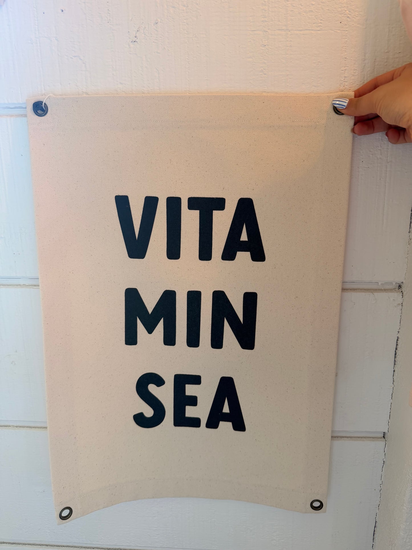 Vitamin Sea Canvas Banner