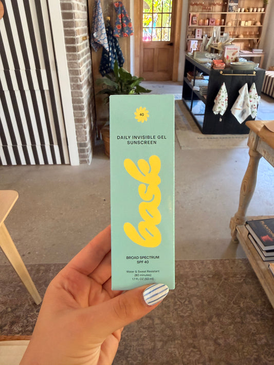 Bask SPF 40 Daily Invisible Gel Face Sunscreen