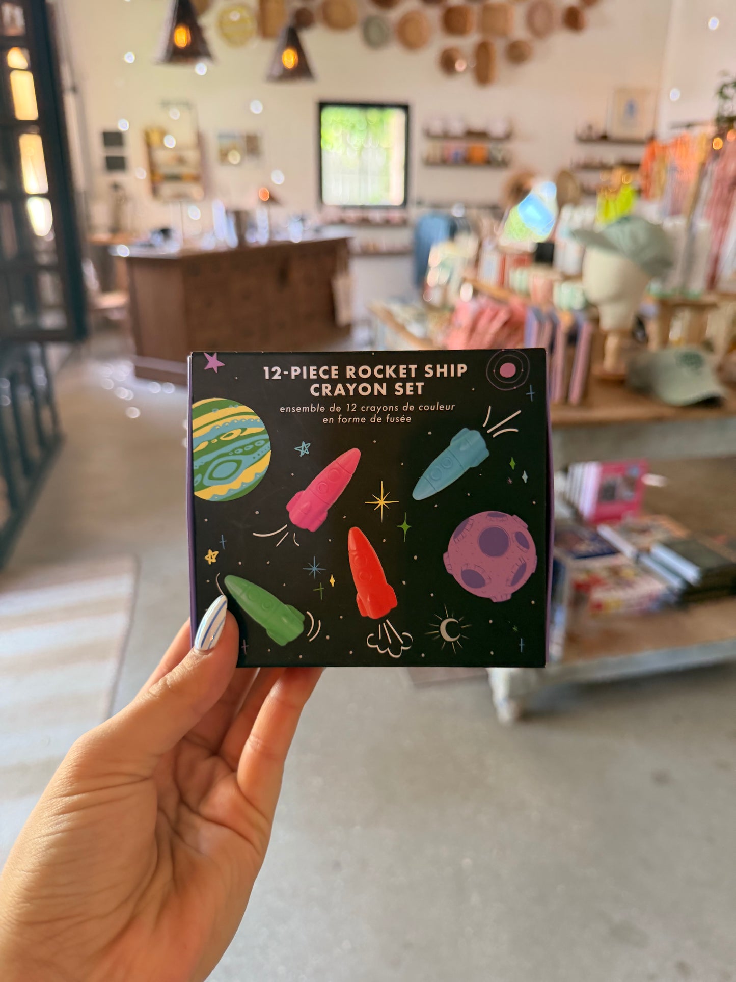 Lost In Space Rocket Ship Crayon Set