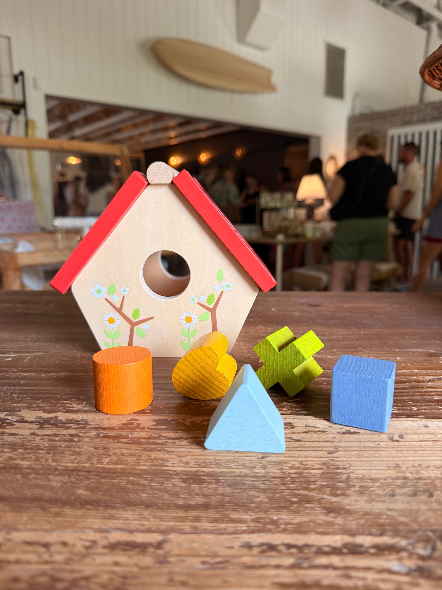 Woodland Bird House Shape Sorter