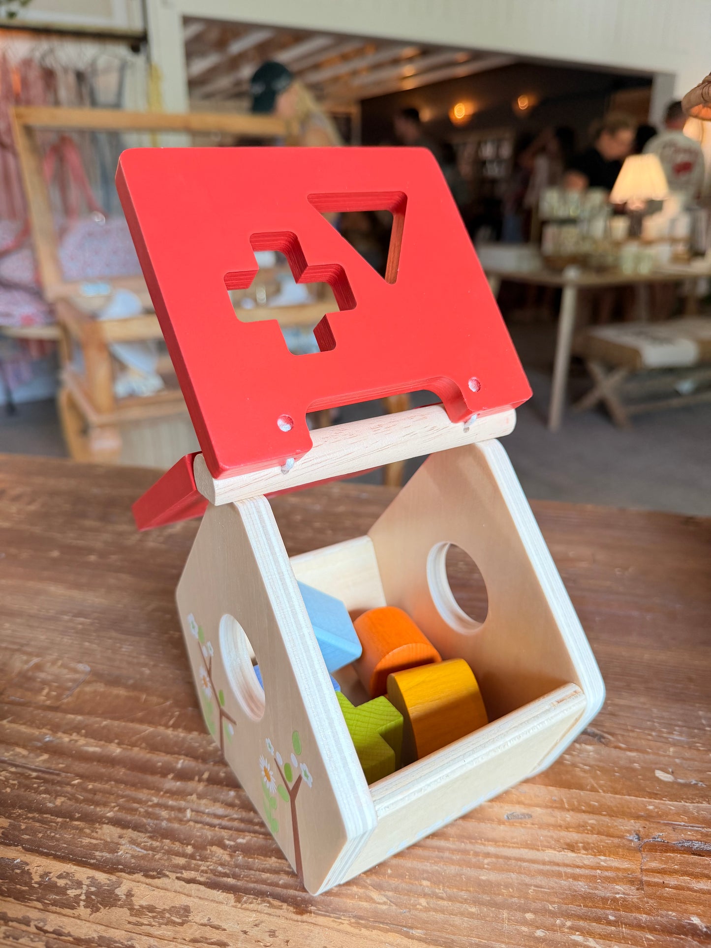 Woodland Bird House Shape Sorter