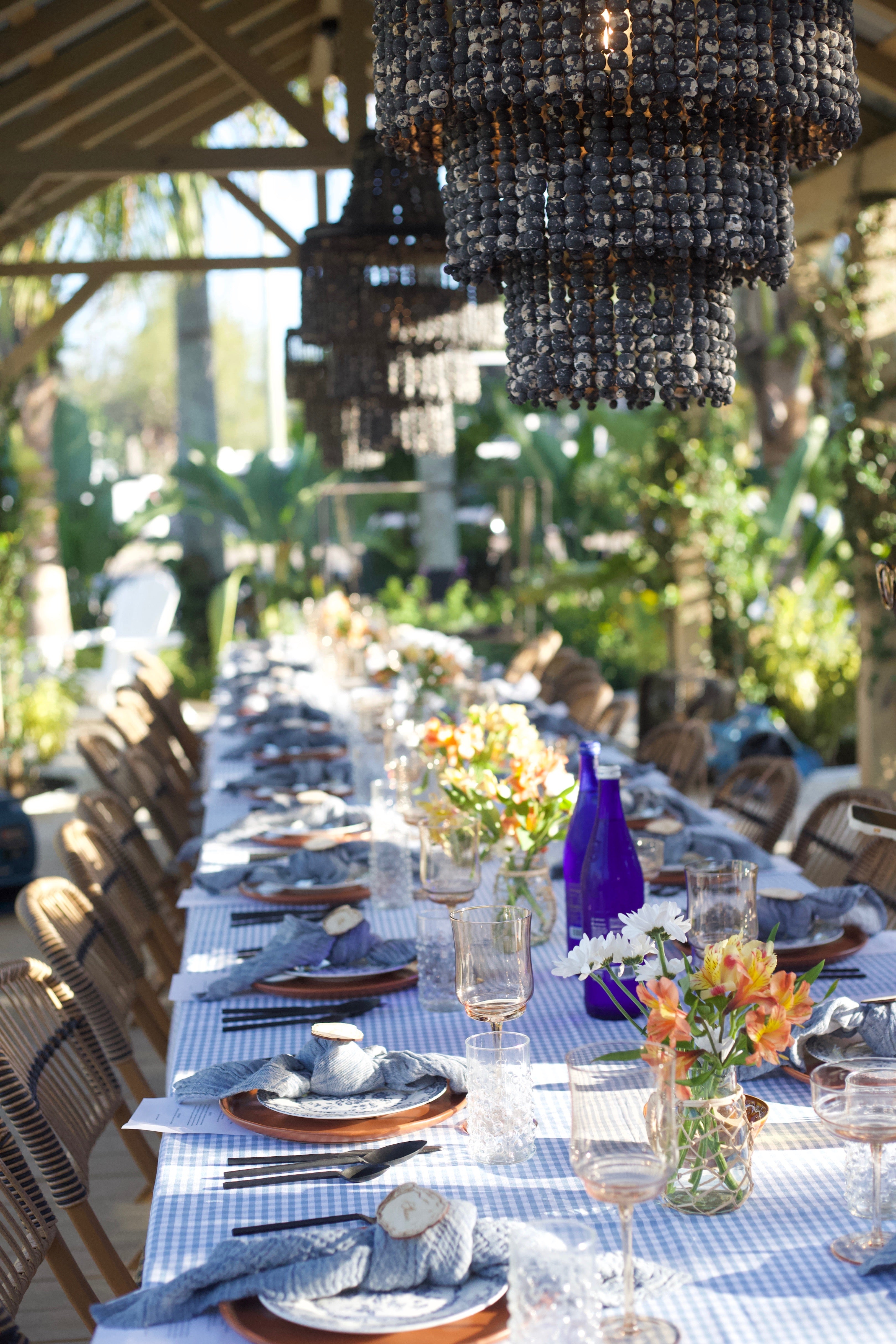 Wedding party gathered together