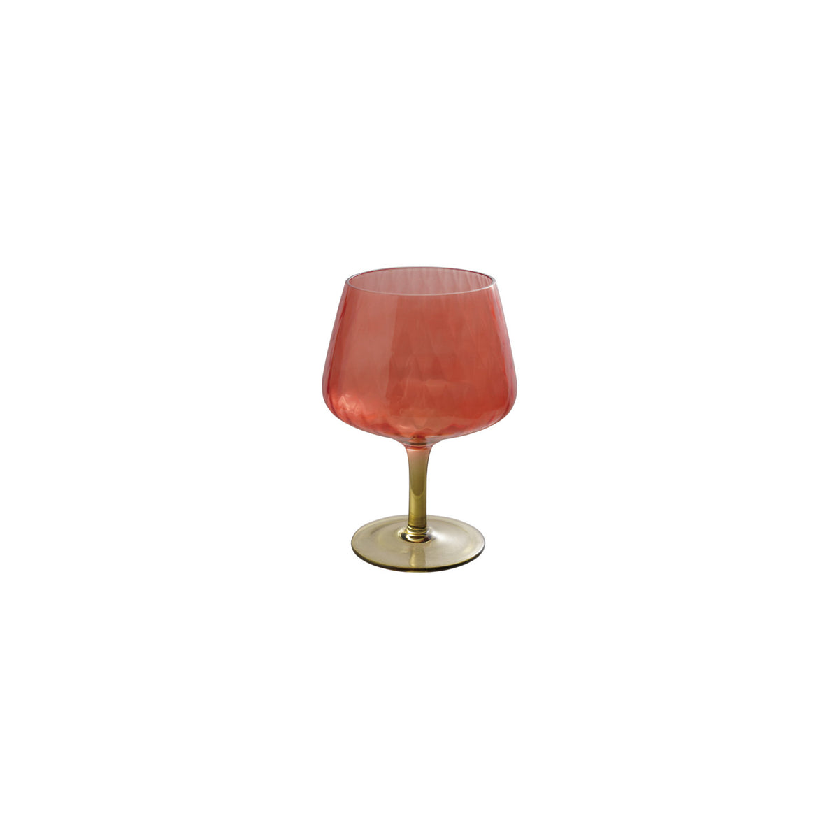 Cranberry Twisted Wine Glass