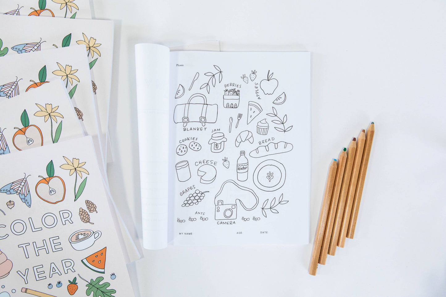Color the Year: Coloring Book