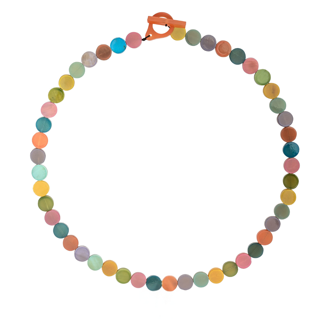 Rainbow Confetti Necklace