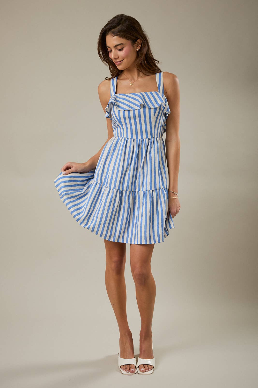 The Cove Striped Mini Dress