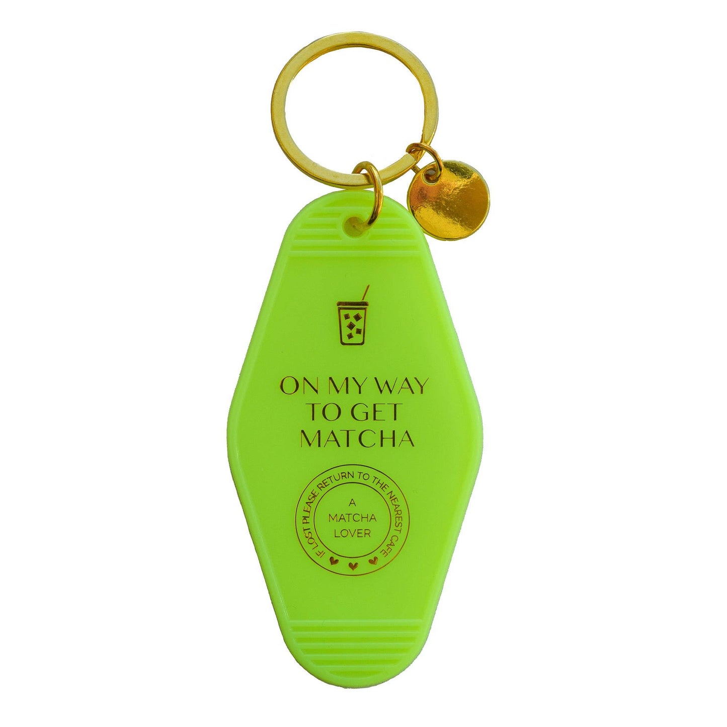 On My Way To Get Matcha Keychain