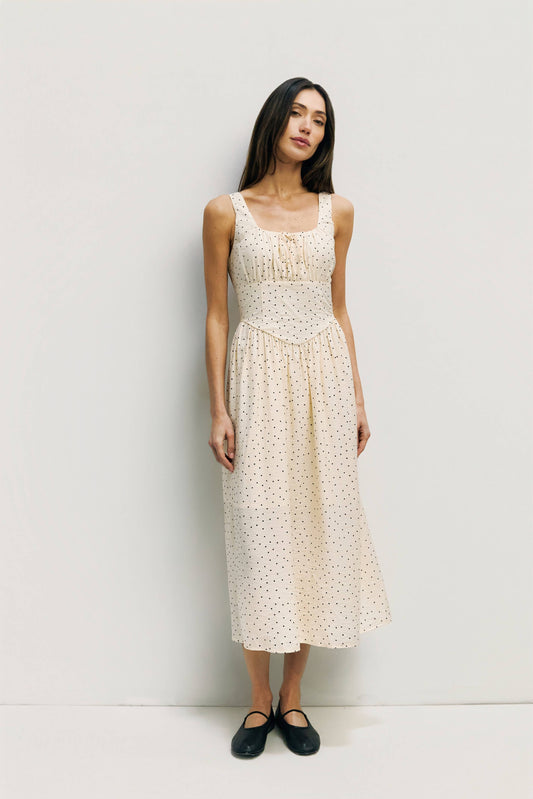 Melinda Polka Dot Dress