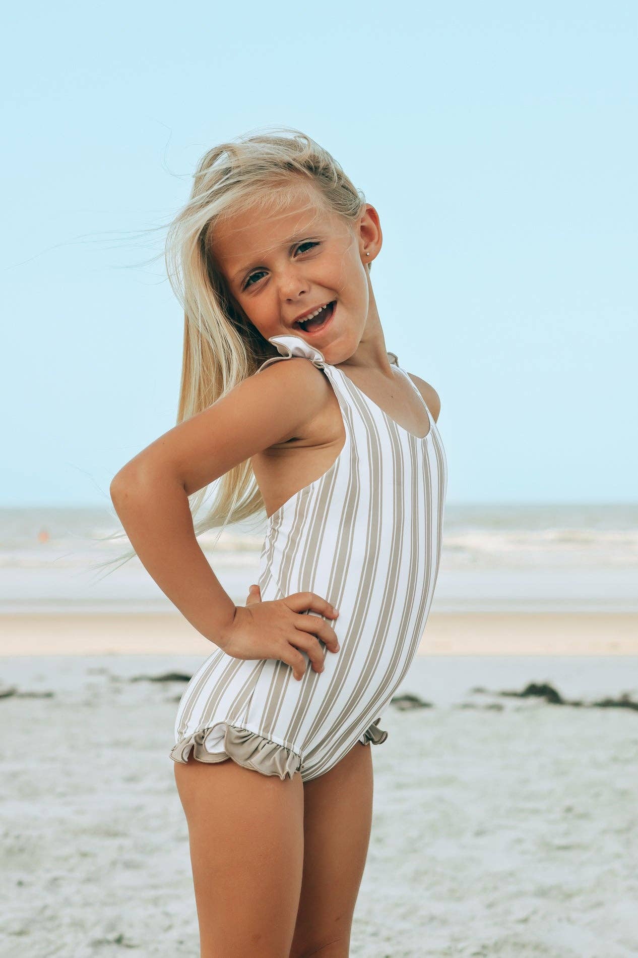 Crossback One Piece Swim Suit