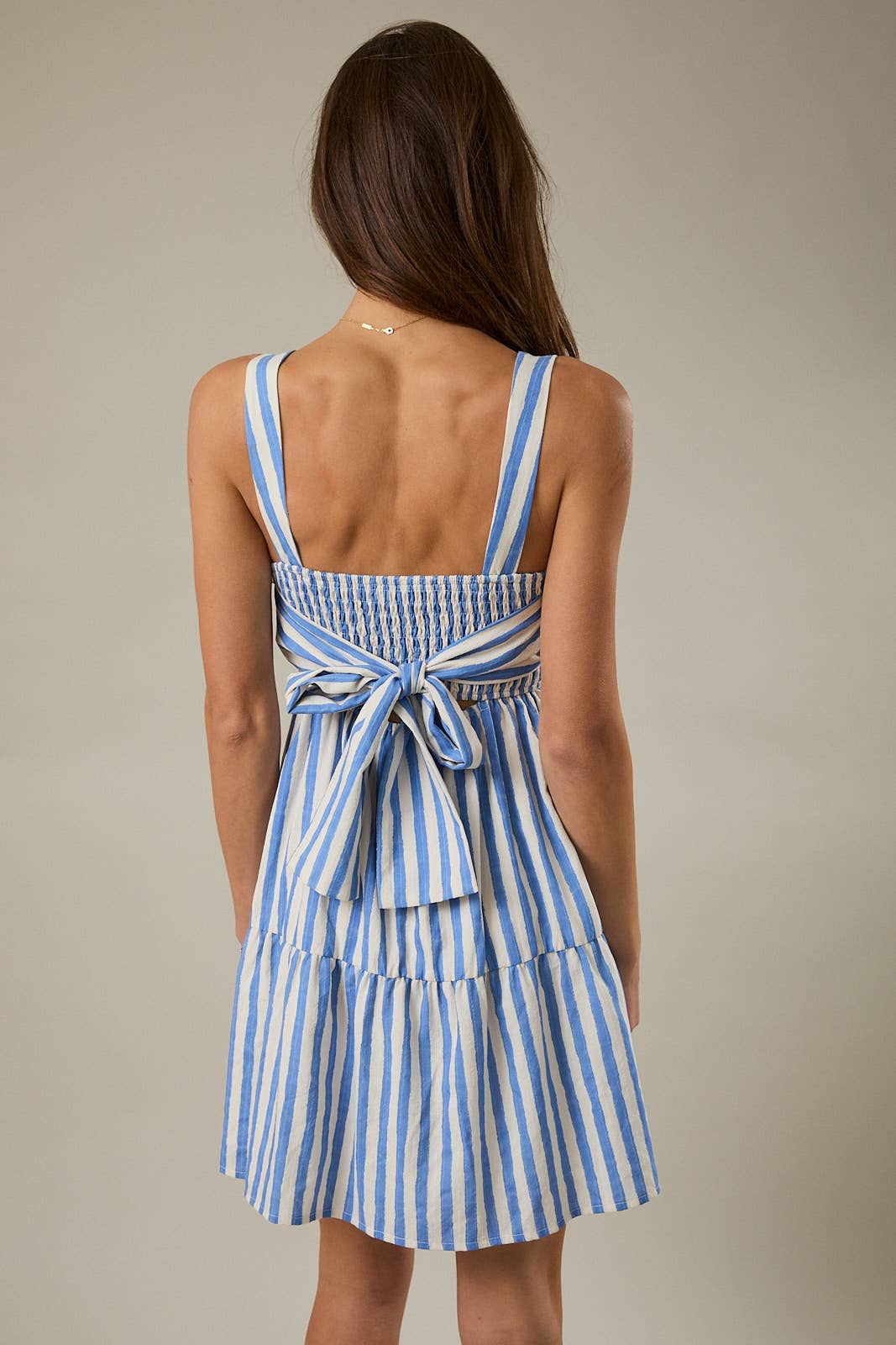 The Cove Striped Mini Dress